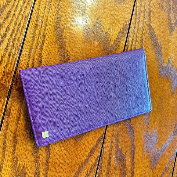 Damiani purple wallet. Brand new w/tags. 8.5” x 4.5”. BNWT. Excellent condition - Picture 7 of 9